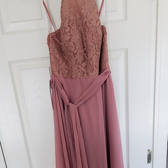 Azazie size 2, Dusty Rose color, bridesmaid gown NWT - Picture 3 of 4